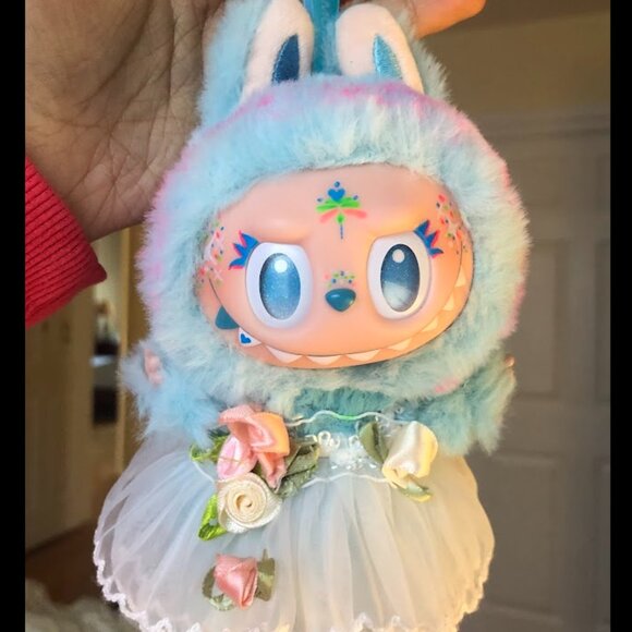 Authentic Limited Edition Fairy Custom Labubu - Big Into Energy Blue Hope Plush - Picture 3 of 5